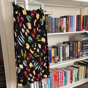 Lisa Says Gah printed midi skirt